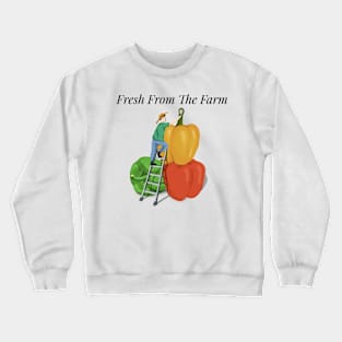 Fresh From The Farm Farmhouse Decor Autumn Crewneck Sweatshirt